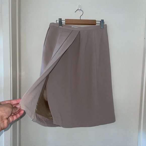 Vintage Giorgio Armani Wool Skirt - Picture 4 of 7